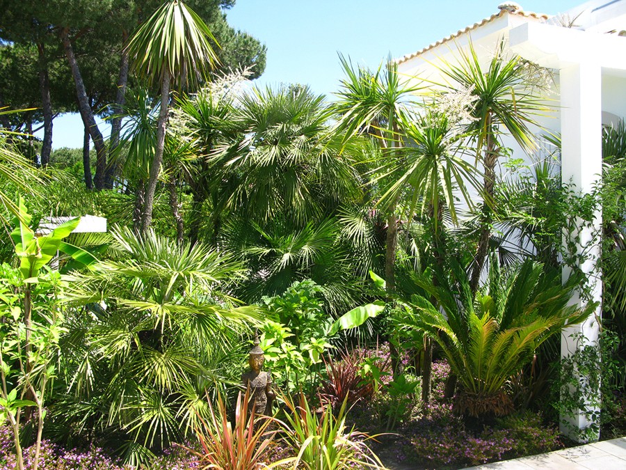 Il giardino della villa